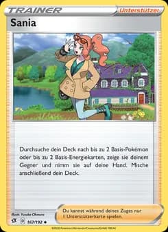 Sania card in German