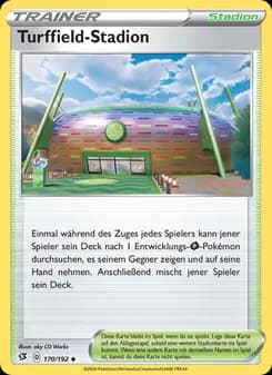 Turffield-Stadion card in German