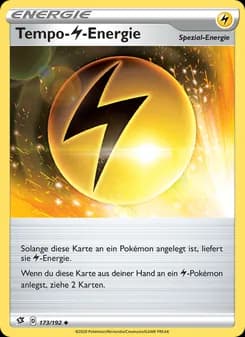 Tempo-Lightning-Energie card in German