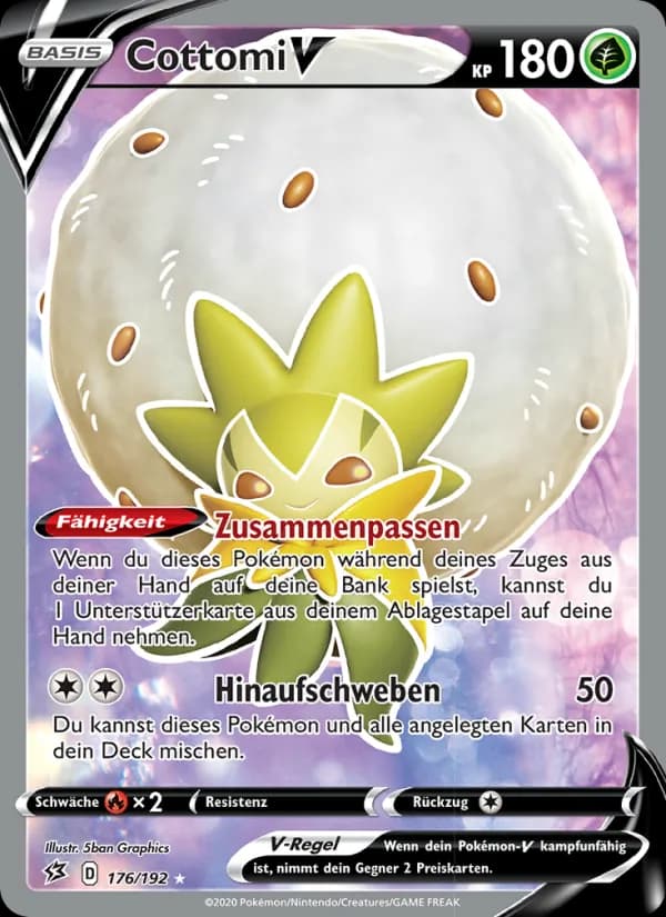 Cottomi V card in German