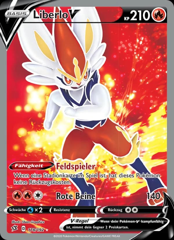 Liberlo V card in German