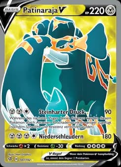 Patinaraja V card in German