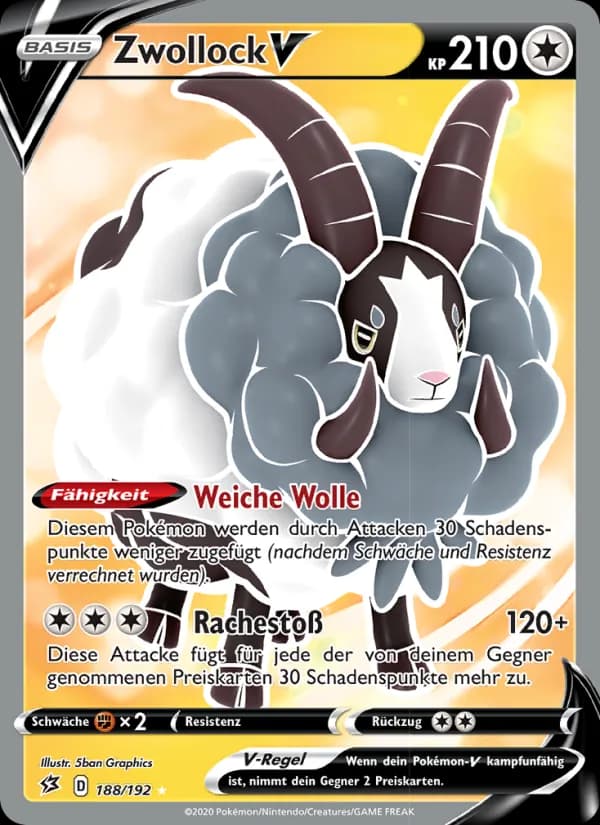 Zwollock V card in German