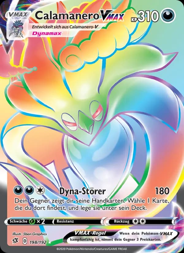 Calamanero VMAX card in German