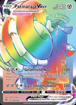 Patinaraja VMAX card in German