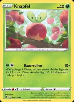 Knapfel card in German
