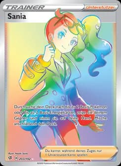Sania card in German