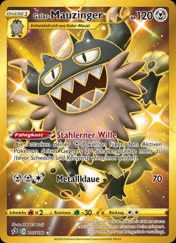 Galar-Mauzinger card in German