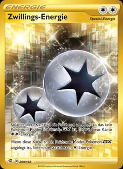 Zwillings-Energie card in German