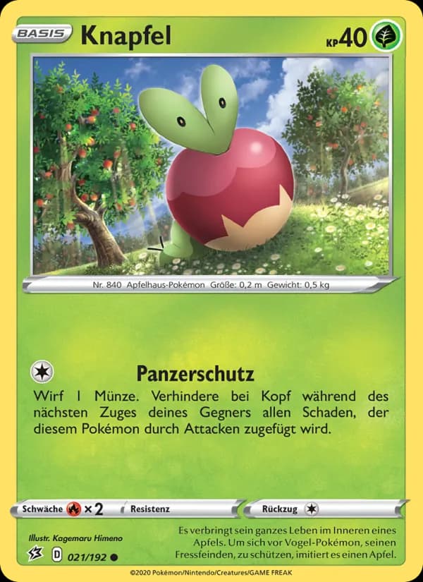 Knapfel card in German