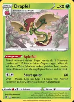 Drapfel card in German