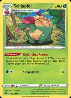Schlapfel card in German