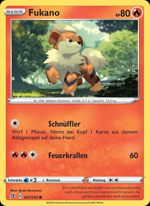 Fukano card in German
