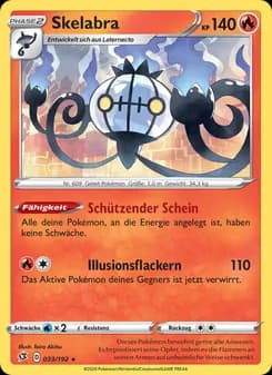 Skelabra card in German