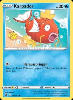 Karpador card in German