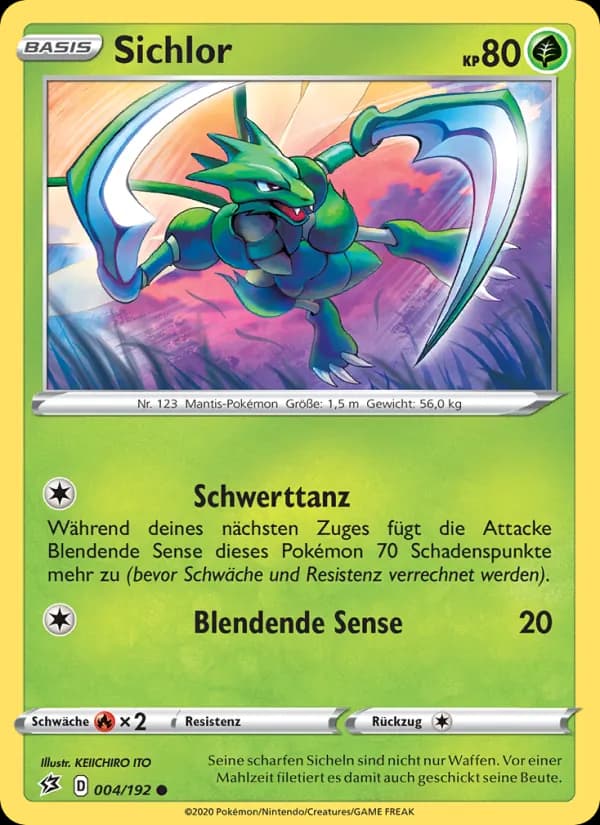 Sichlor card in German