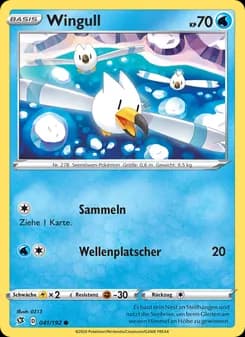 Wingull card in German