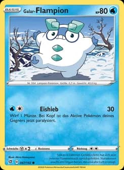 Galar-Flampion card in German