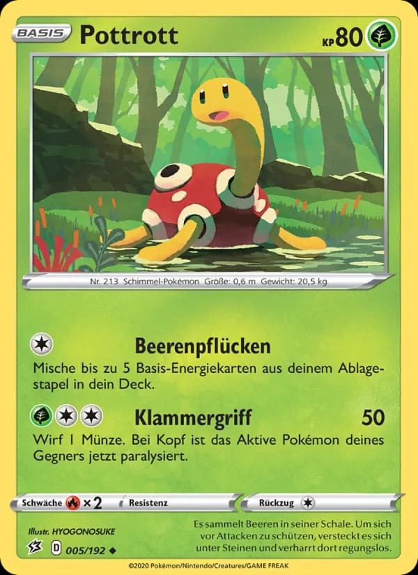 Pottrott card in German