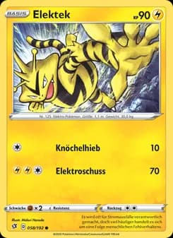 Elektek card in German