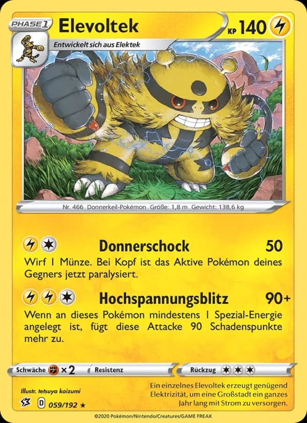Elevoltek card in German