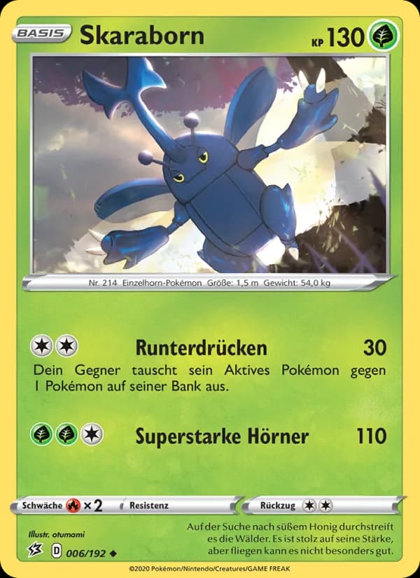 Skaraborn card in German