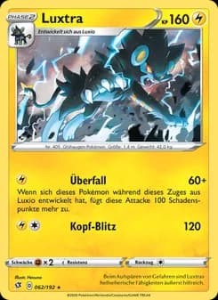 Luxtra card in German