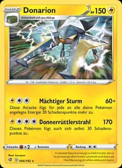Donarion card in German