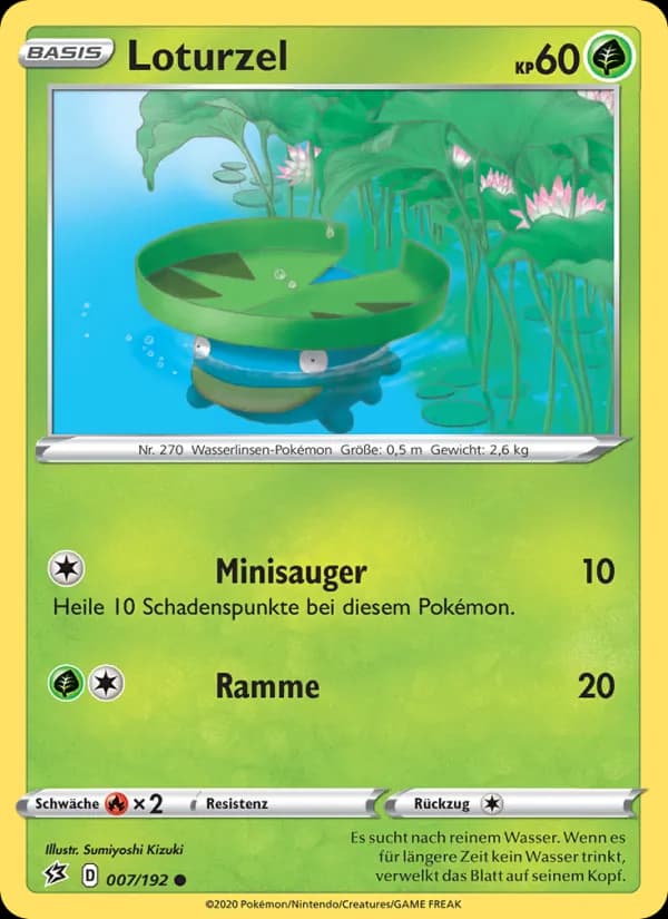 Loturzel card in German