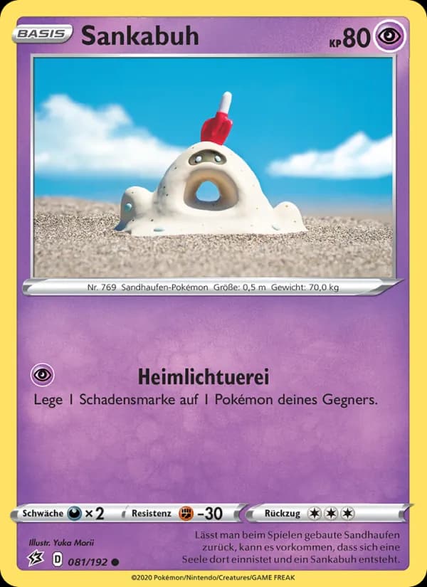 Sankabuh card in German