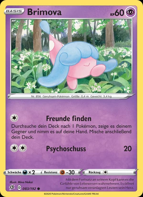 Brimova card in German