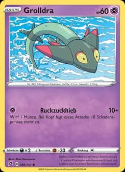 Grolldra card in German