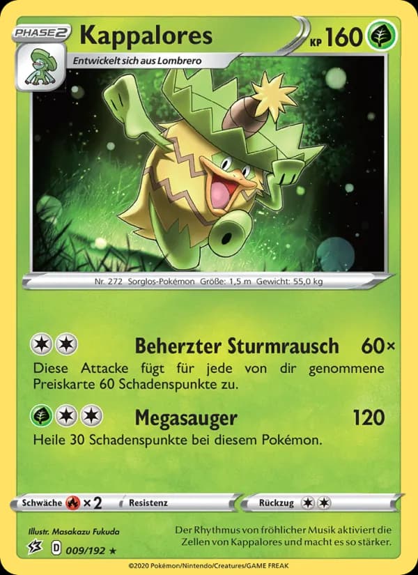 Kappalores card in German