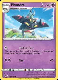 Phandra card in German