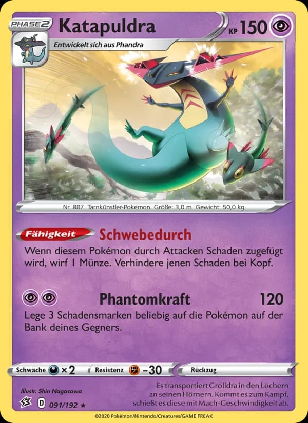 Katapuldra card in German
