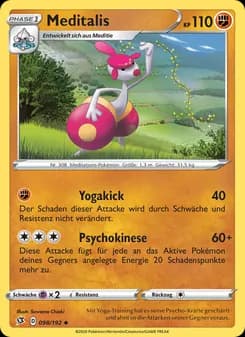 Meditalis card in German