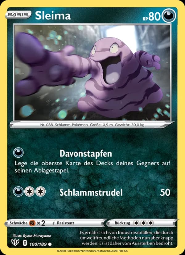 Sleima card in German
