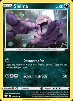 Sleima card in German