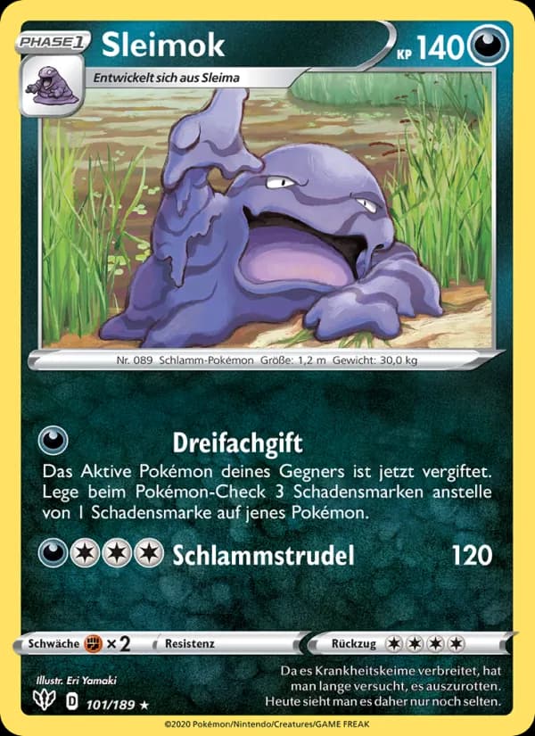 Sleimok card in German