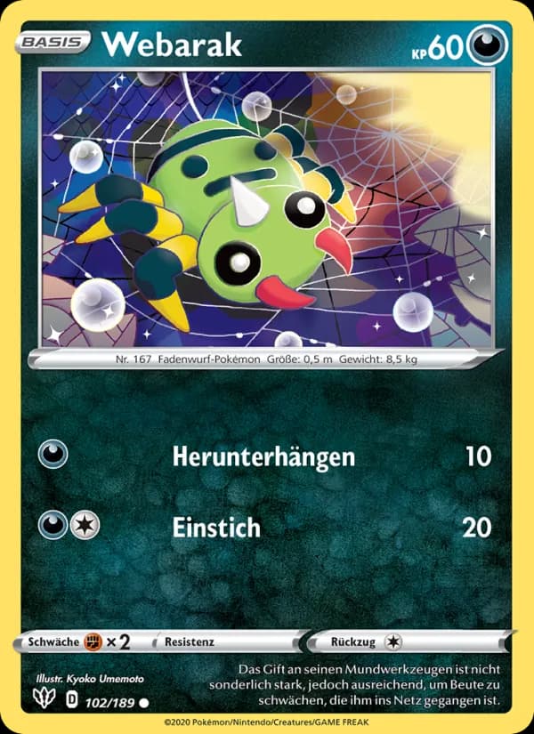 Webarak card in German