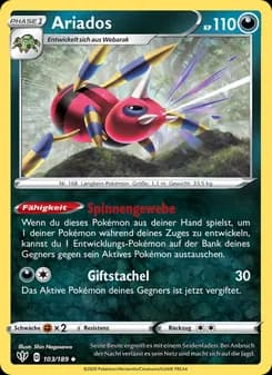Ariados card in German