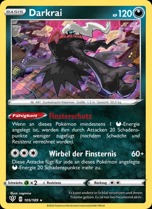 Darkrai card in German