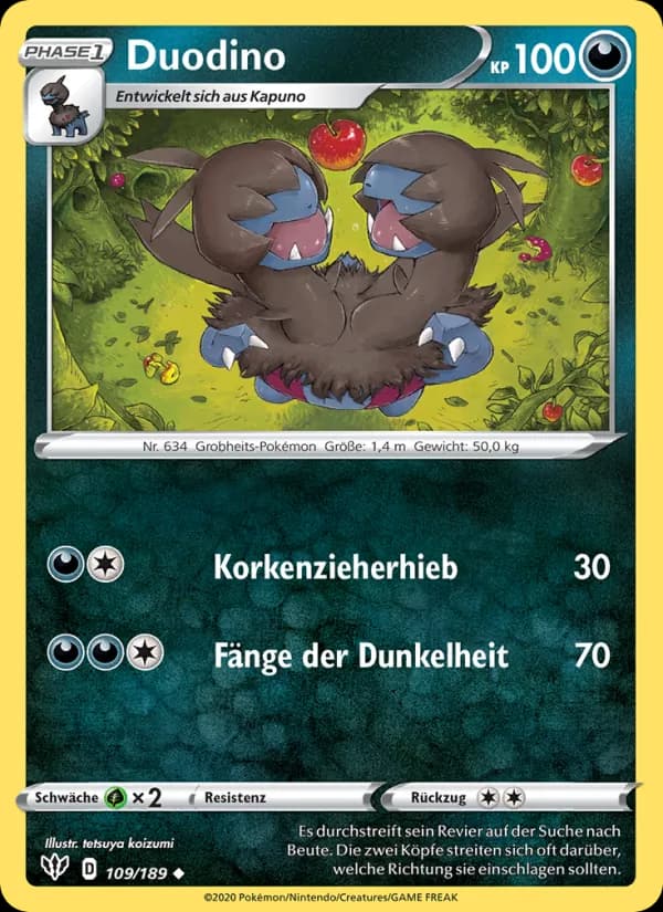 Duodino card in German