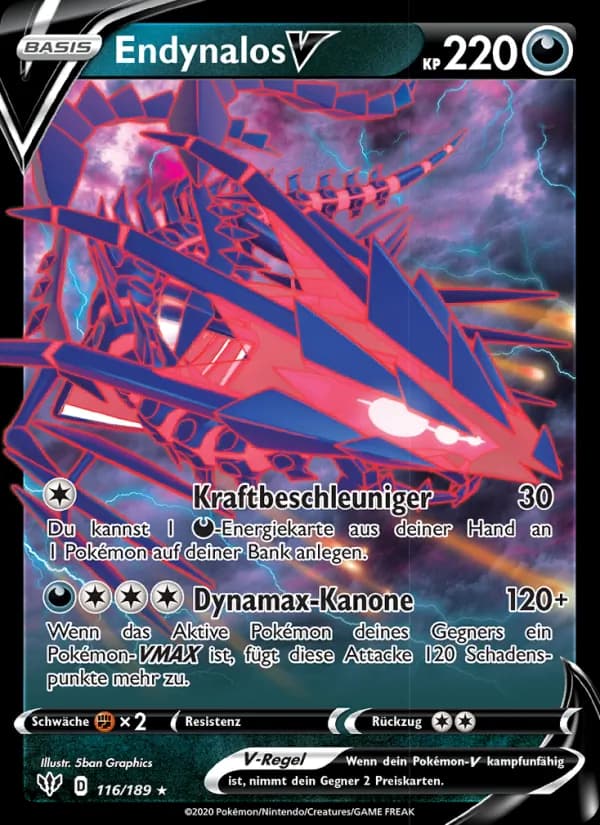 Endynalos V card in German