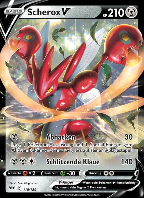 Scherox V card in German