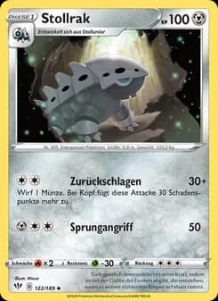 Stollrak card in German