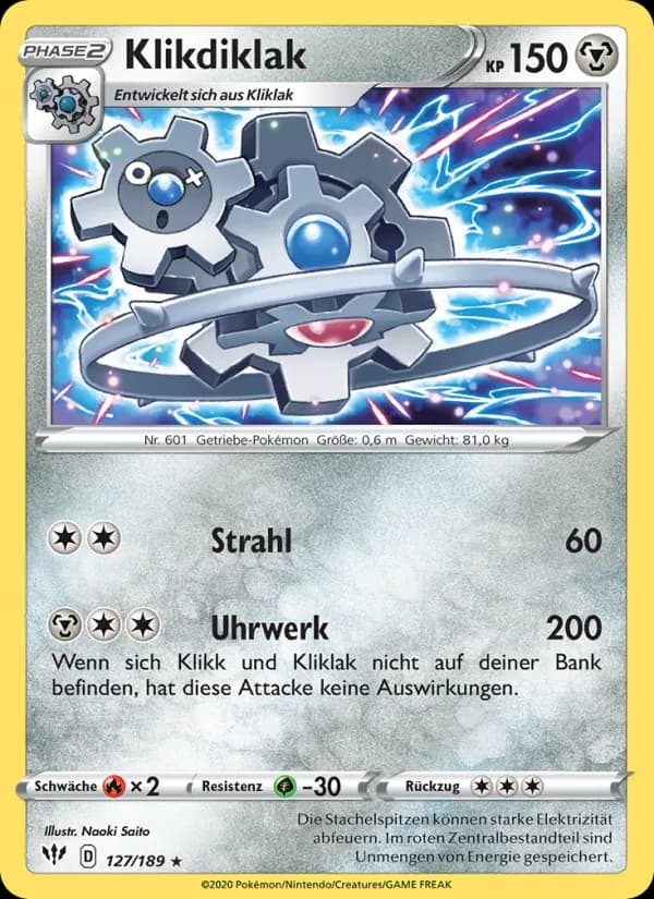 Klikdiklak card in German