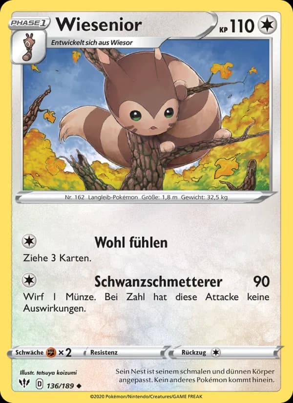 Wiesenior card in German