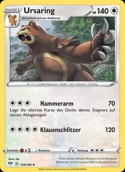 Ursaring card in German