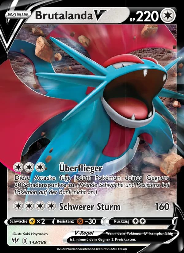Brutalanda V card in German